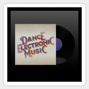 VINTAGE VINYL EDM Magnet